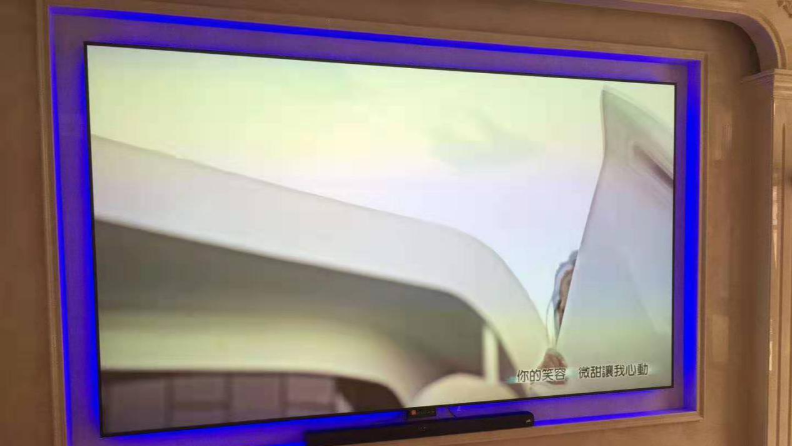 有匹配的电动拉线幕配激光电视？当然是有的【南京尊龙凯时音响】